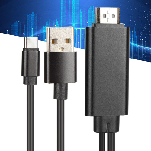 Cable De Sincronización De Pantalla De 1,8 M, 4k, Tipo C A I