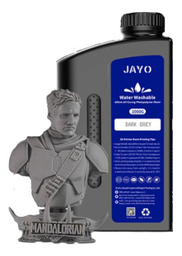 Resina Impressão 3d Jayo Standart Lavável Em Agua Cor Dark Grey