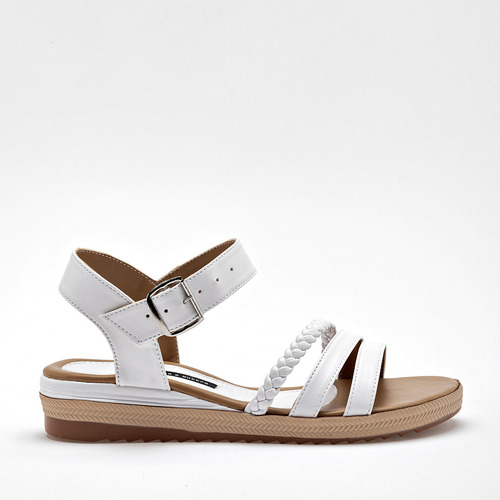 Huarache Casual Dama Lambers & Sheeps 473 Bco 2-6 *132376 S8