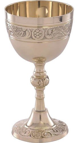 Copa Kidush Judaica Vintage Dorado Medieval Gótica