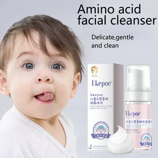 Limpador Facial Infantil Com Bolhas De Aminoácidos, Hidratan
