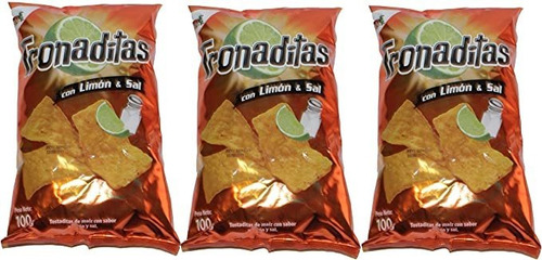 Tronaditas Con Limón Y Sal 100 G Chips De Costa Rica (pack D