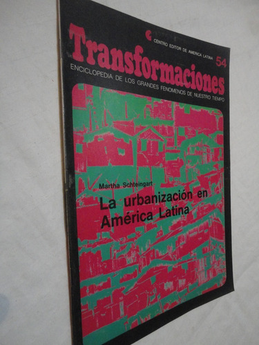 Revista Transformaciones N° 54 Urbanización América Latina