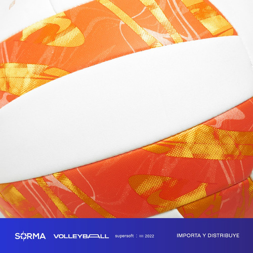 Imagen 4 de 9 de Pelota De Voley Tricolor Apto Profesional Pvc Super Soft