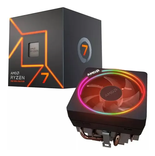 Processador De Pc Amd Ryzen 7 7700 Am5 De 5,3 Ghz Ddr5 Com V