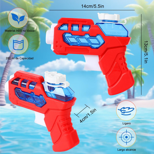 Yanlin 3pcs Pistola De Agua, Aspecto Fresco Pistola Agua,