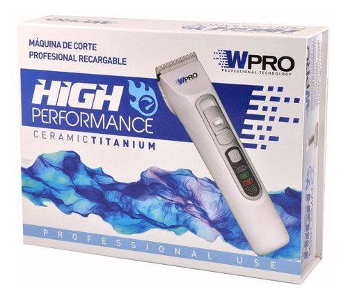 Máquina Cortadora Corte Para Pelo Ceramic Titanium High Wpro