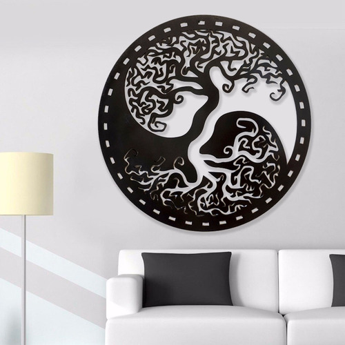 Cuadro Circulo Arbol De La Vida Yin Yang, Somos Fabricantes