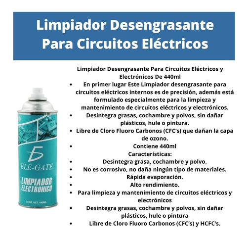 Imagen 4 de 6 de Kit Limpieza Y Mantenimiento Pc Aire+ Limp Circuitos+ Espuma