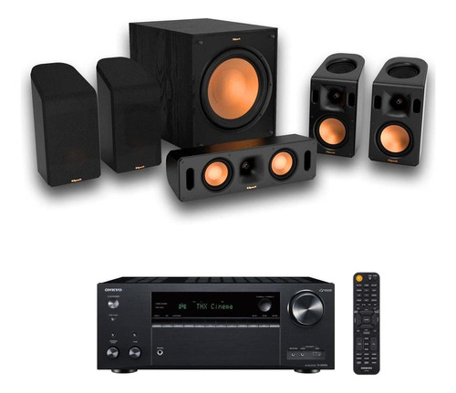 Home Theater Klipsch Reference 5.1 Y Onkyo Tx-nr696 7.2