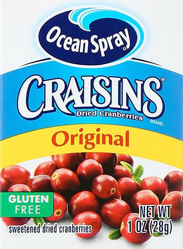 Craisins Arándanos Secos Endulzados Originales, 1 Onza * 6 P