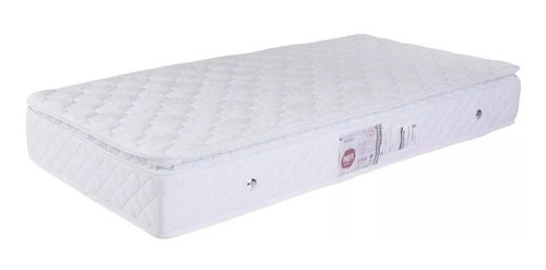 Colchon 1 Plaza Densidad Ortopedica Con Pillow Top Hogar Web
