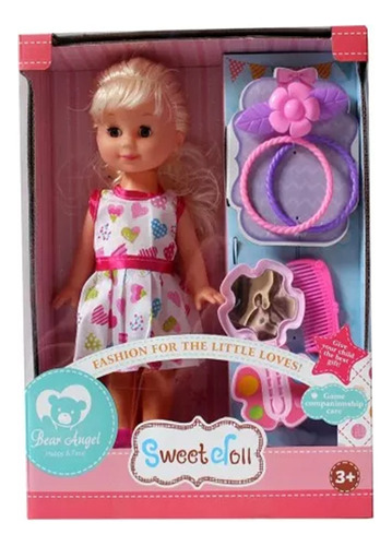 Muñeca Sweet Doll Mu02 Accesorios Maquillaje Explorer Fan