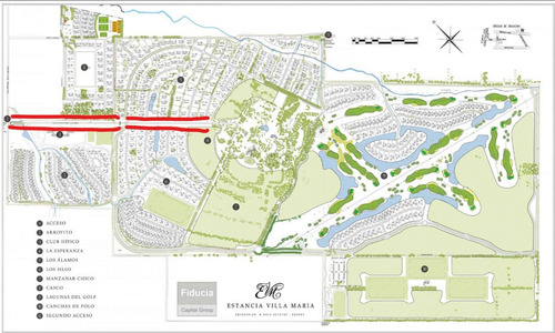 Lote En Club De Campo Estancia Villa Maria, Con Entrada Por Canning Y Por Maximo Paz, Cañuelas.