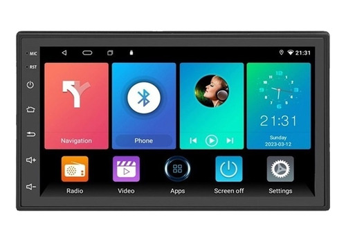 Estéreo Toyota Hilux 2008-15 Android Bluetooth Carplay 4+64g