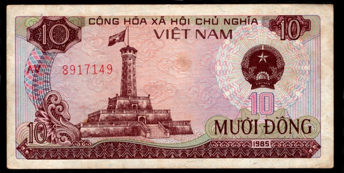 Vietnam Billete De 10  Dong Del Año 1985 - Muy Buen Estado