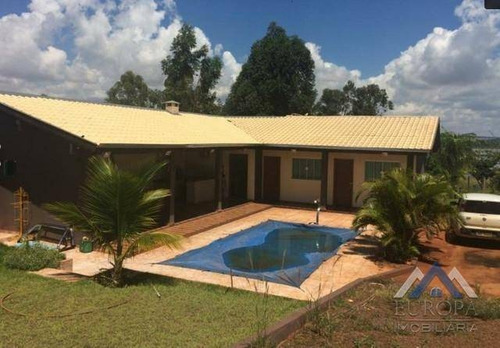 Chácara Com 3 Dormitórios À Venda, 1600 M² Por R$ 350.000,00 - Rural - Alvorada Do Sul/pr - Ch0080