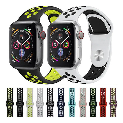 Correa Para Apple Watch 38/40/41mm L Banda Deportivo Clasico