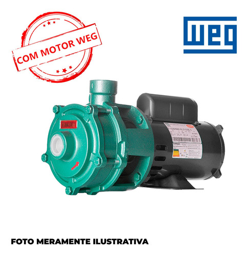 Bomba Thebe / Weg Monofásica P-11/2 Noryl 1 Cv 127/220v