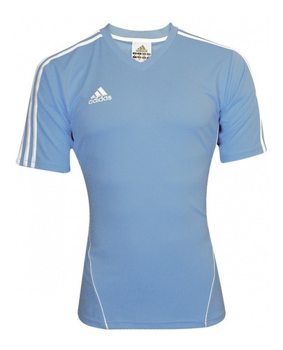 Camiseta Azul Celeste adidas - 100% Poliester