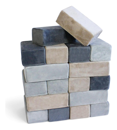 Plush Blocks Juego De 24 Bloques De Construcción