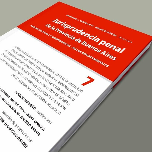 Jurisprudencia Penal De La Provincia De Buenos Aires Vol 7, De Bertelotti, Racca. Editorial Hammurabi, Tapa Blanda, Edición 1 En Español, 2021