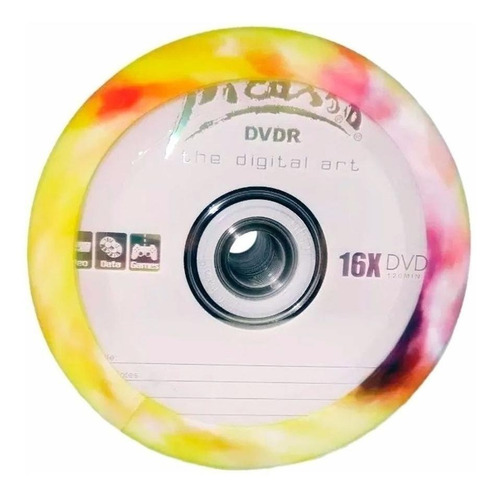 Disco virgem DVD-R Picasso de 16x por 50 unidades