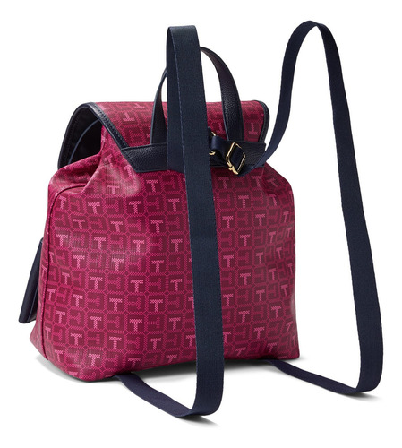 Mochila Tommy Hilfiger Kennedy Ii Para Mujer Vino/magenta