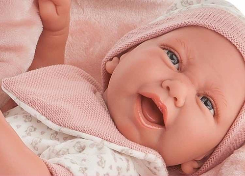 Bebe Carla Mantita Tipo Reborn 42 Cm