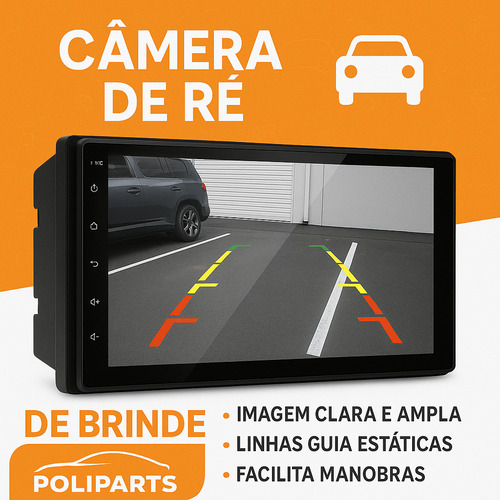 Central Palio Attractive Android Espelhamento Wi-fi 7 Pol