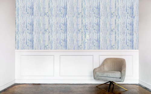 Imagen 2 de 3 de Papel Tapiz Azul Con Lila Con Textura - Pegamento Gratis