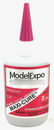 Model Expo Maxi-cure Pegamento Extra Grueso Ca 2 Onzas.
