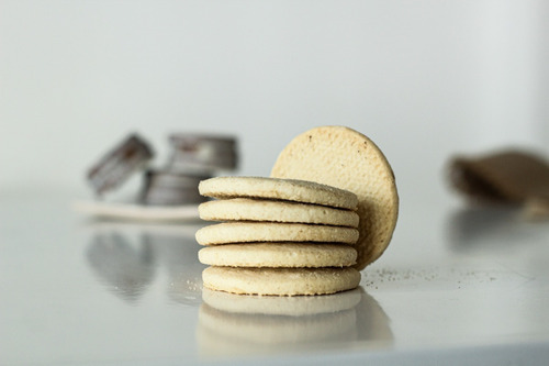 Tapas Para Alfajores 57mm Sabor Vainilla (x 5kg)