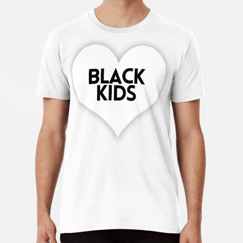 Remera I Heart Black Kids Algodon Premium
