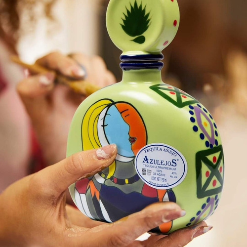 Tequila Azulejos Masterpiece Collection Green Plaza Serrano