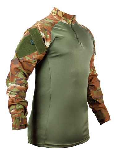 Camisa Combat Shirt Tática Multicam Brown Airsoft Paintball