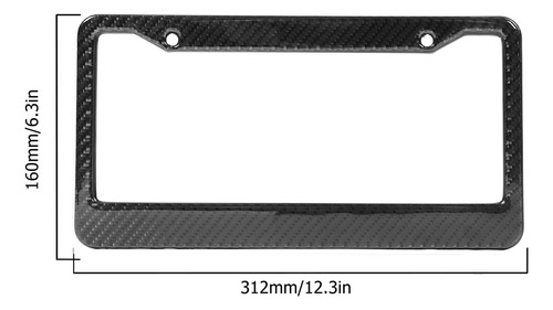 Popular Soporte Para Matrícula, Marco Universal De Fibra De