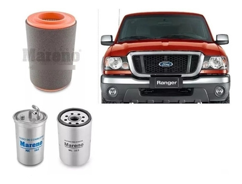 Kit Todos Los Filtros Mareno Ford Ranger 2.8 Powerstroke