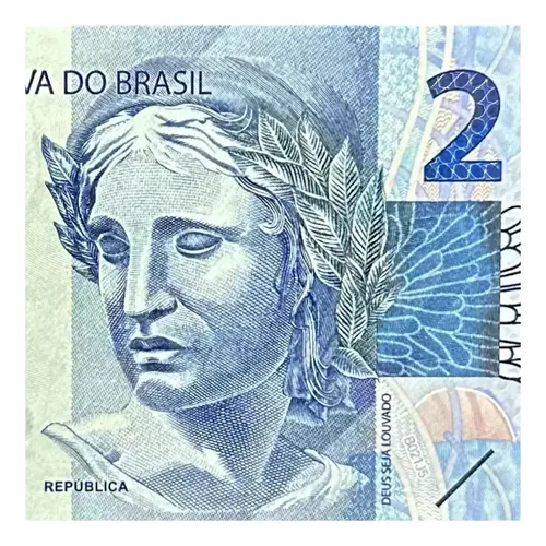 Billete Brasil Año 2023 2 Real Tortuga Cuotas Sin Interés 