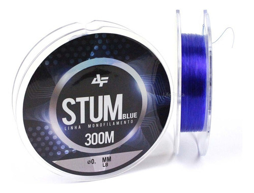 Linha Mono Albatroz Stum Blue 0,30mm 15,6lbs - 300 Metros