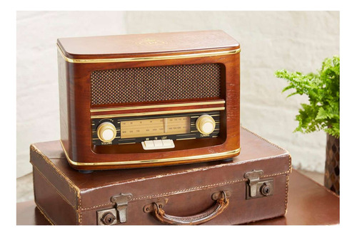 Vinilo 40x60cm Cuadro Decorativo Radio Vintage Clasico P3