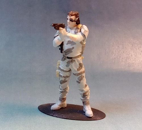 Figura Soldado Universal Van Damme 1:43 Impresión 3d Sla