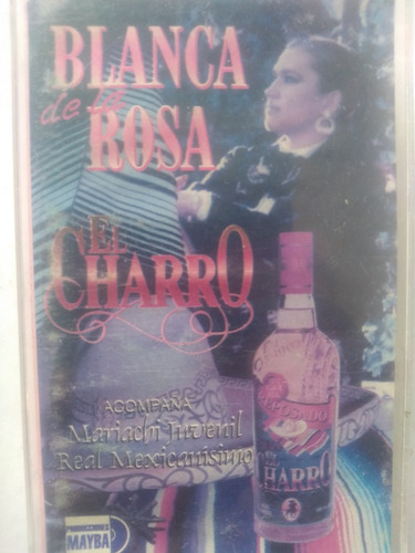 Cassette Blanca De La Rosa El Charro Mayba México 