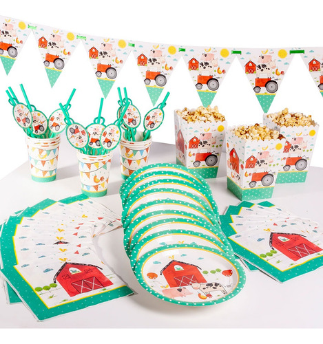 Sorbetes Polipapel Granja. Cotillón. Pack X 10