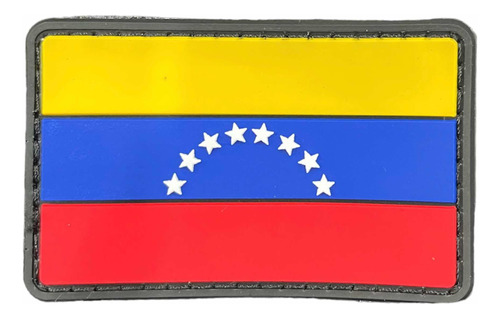 Parche Táctico Bandera De Venezuela Con Velcro Pvc Parches