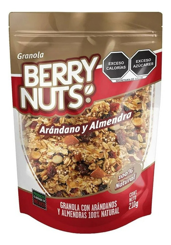 Granola Berry Nuts Arándano Y Almendra 210 G