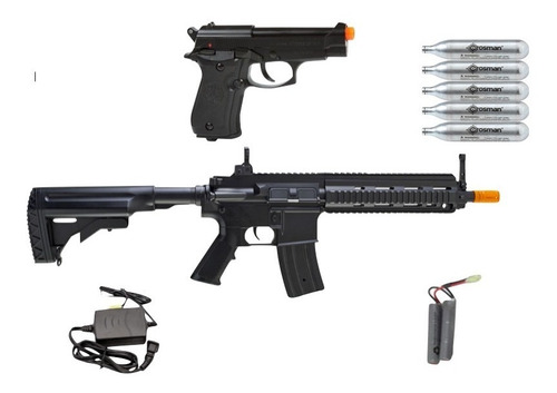 Kit Hk 416 Beretta Airsoft Aeg 84fs Bbs 6mm Co2 Xtrme P