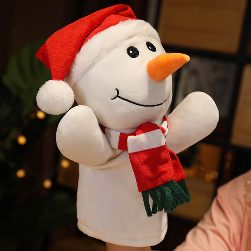 Juguete De Peluche Toys Santa Hand Puppet
