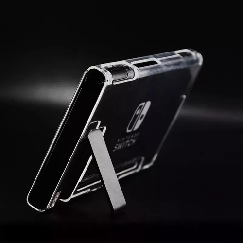 Imagen 2 de 4 de Carcasa De Silicona Transparente Para Nintendo Switch
