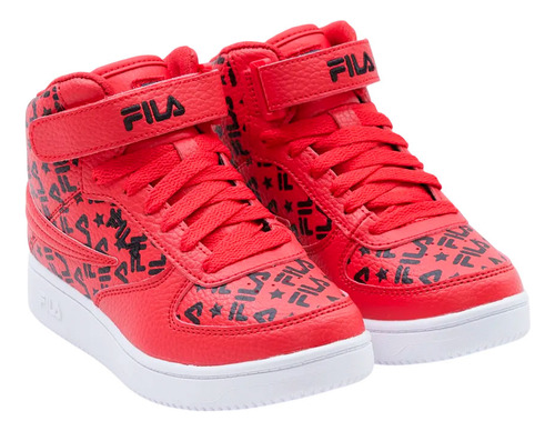Zapatillas De Niño Fila A-high Stealth Stars Rojo